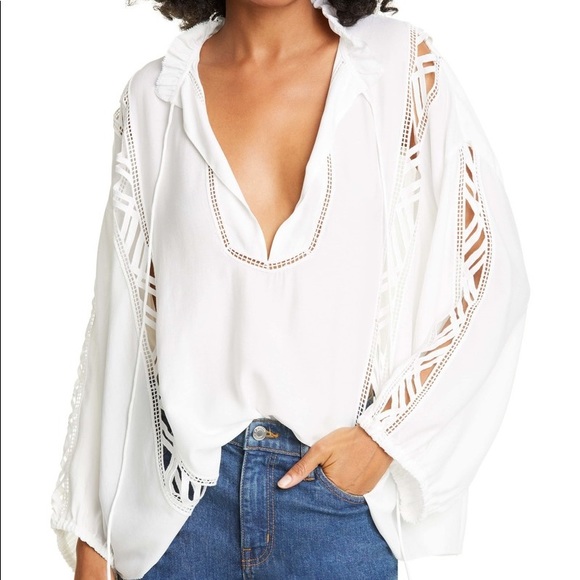 IRO Tops - IRO| FELICIA TIE NECK BLOUSE